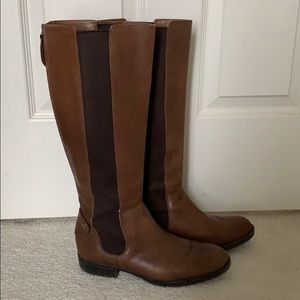 Franco Sarto Brown Leather Boots